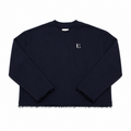 Navy Distressed Sweater